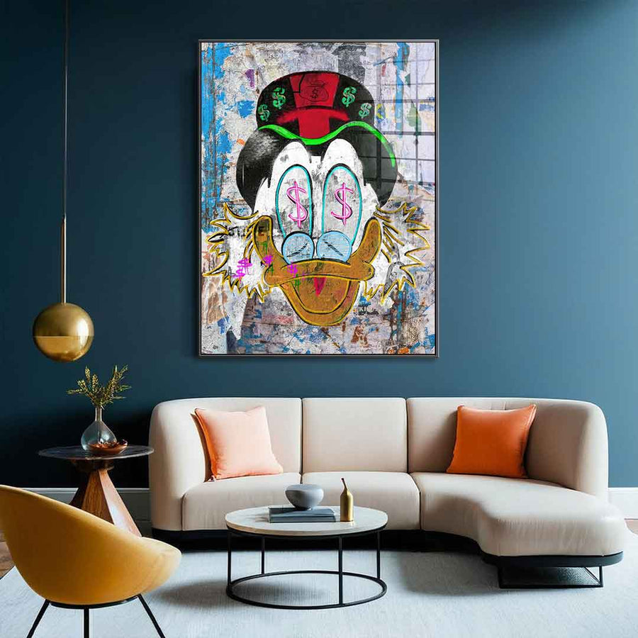SCROOGE MCDUCK - Acrylic glass