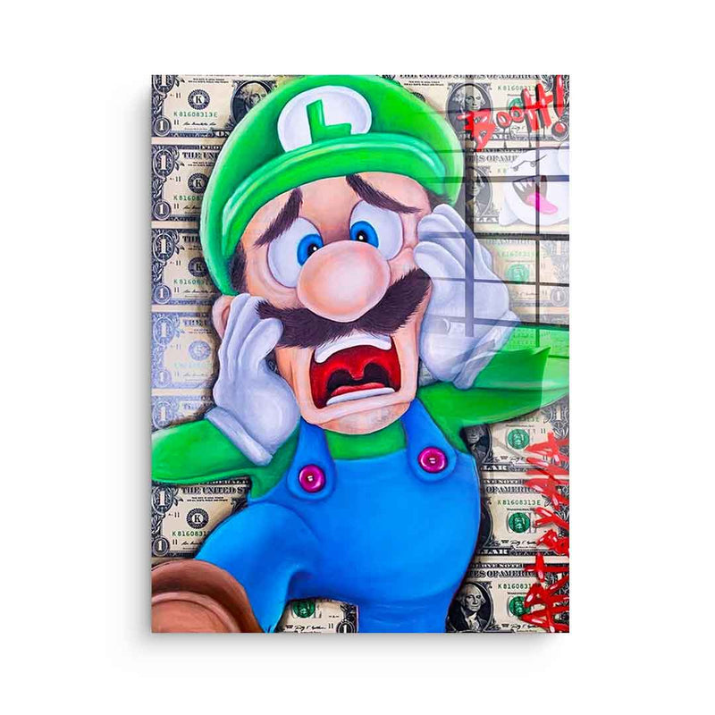 Scared Luigi - Acrylic
