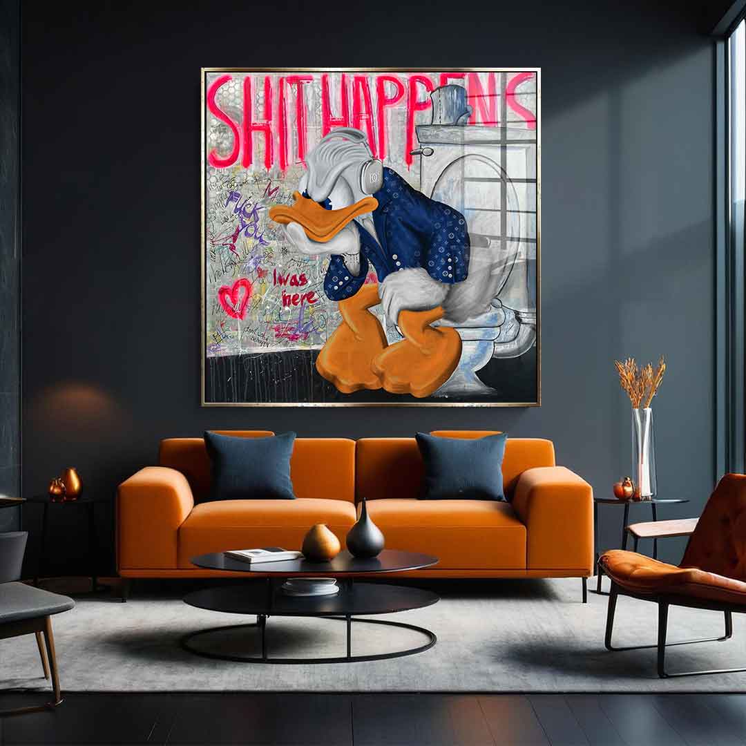 Shit Happens - Acrylglas