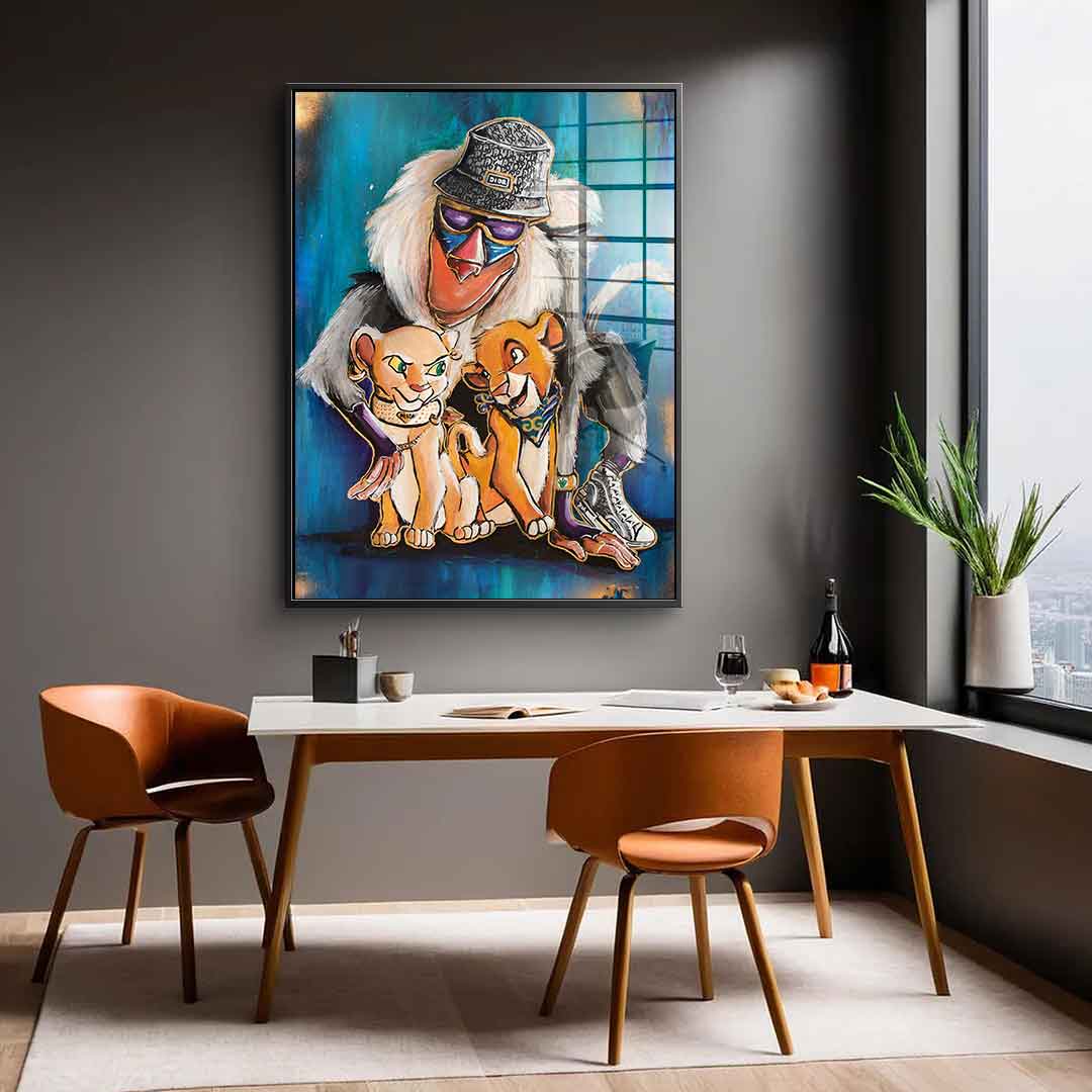 Simba Print - Acrylic glass