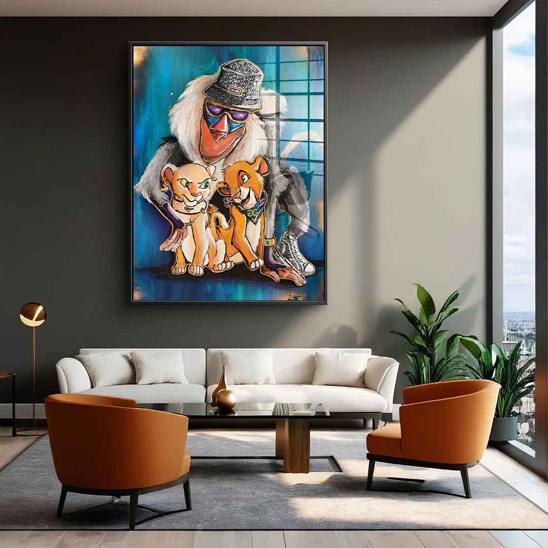 Simba Print - Acrylic glass