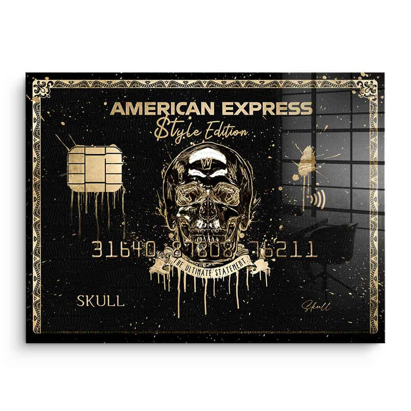 Royal American Express - Skull - Acrylglas