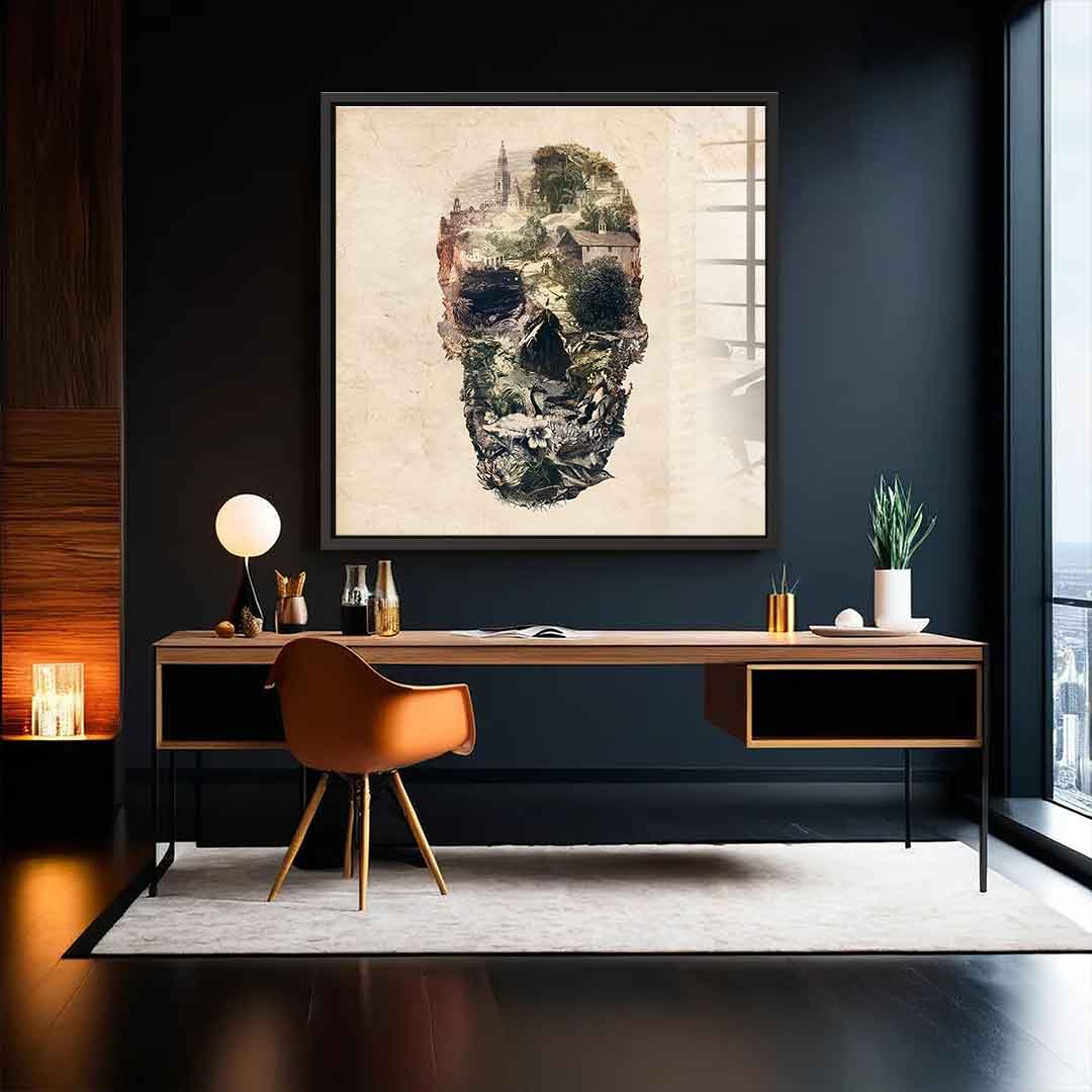Skull Town - Acrylic glass