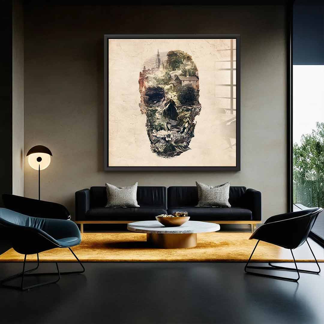 Skull Town - Acrylic glass