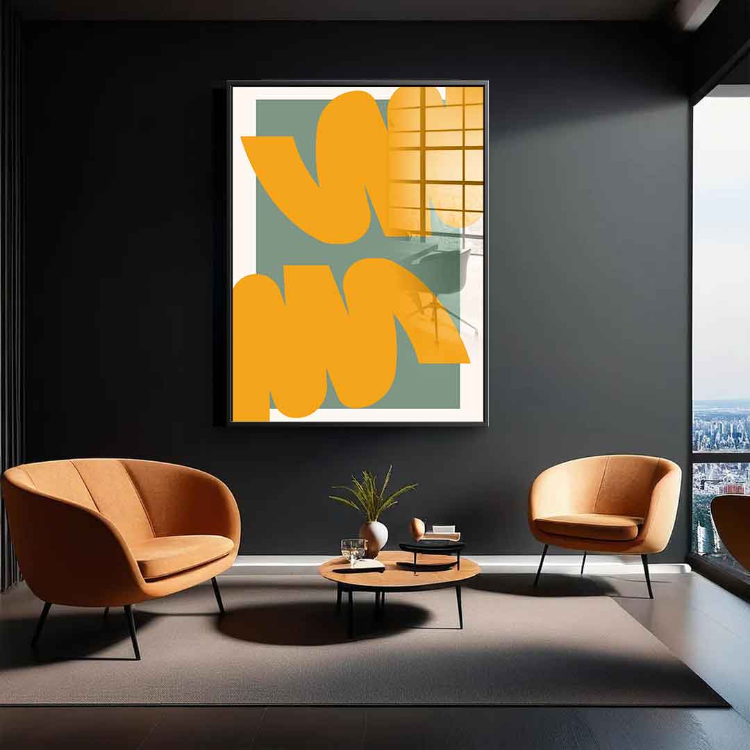 Smooth Orange - acrylic glass