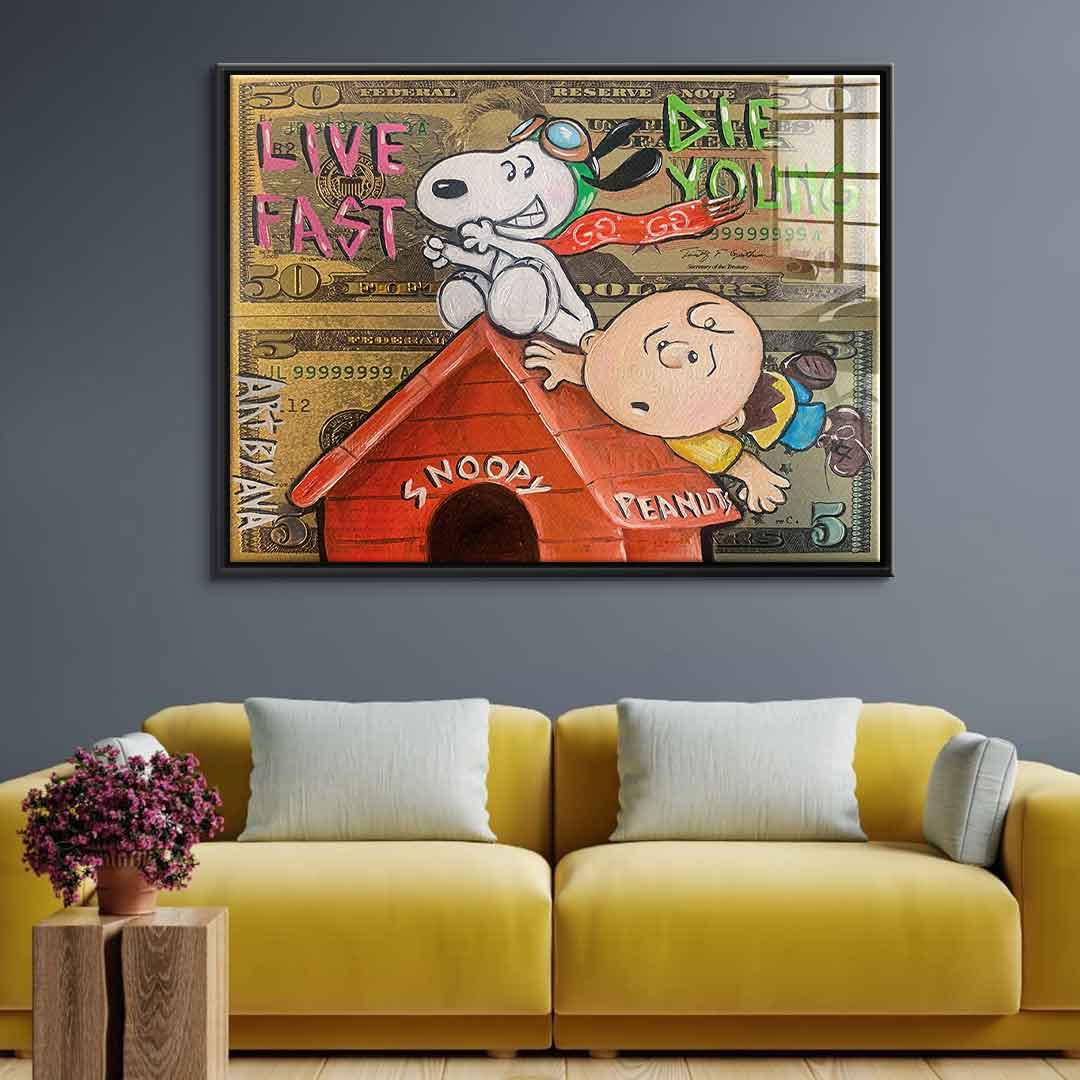 Flying Peanuts - Acrylglas