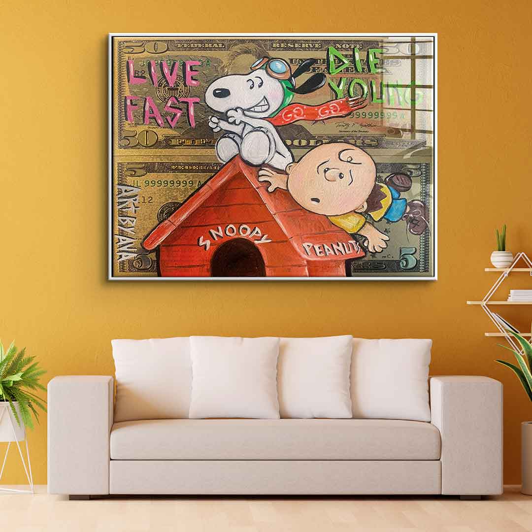 Flying Peanuts - Acrylglas