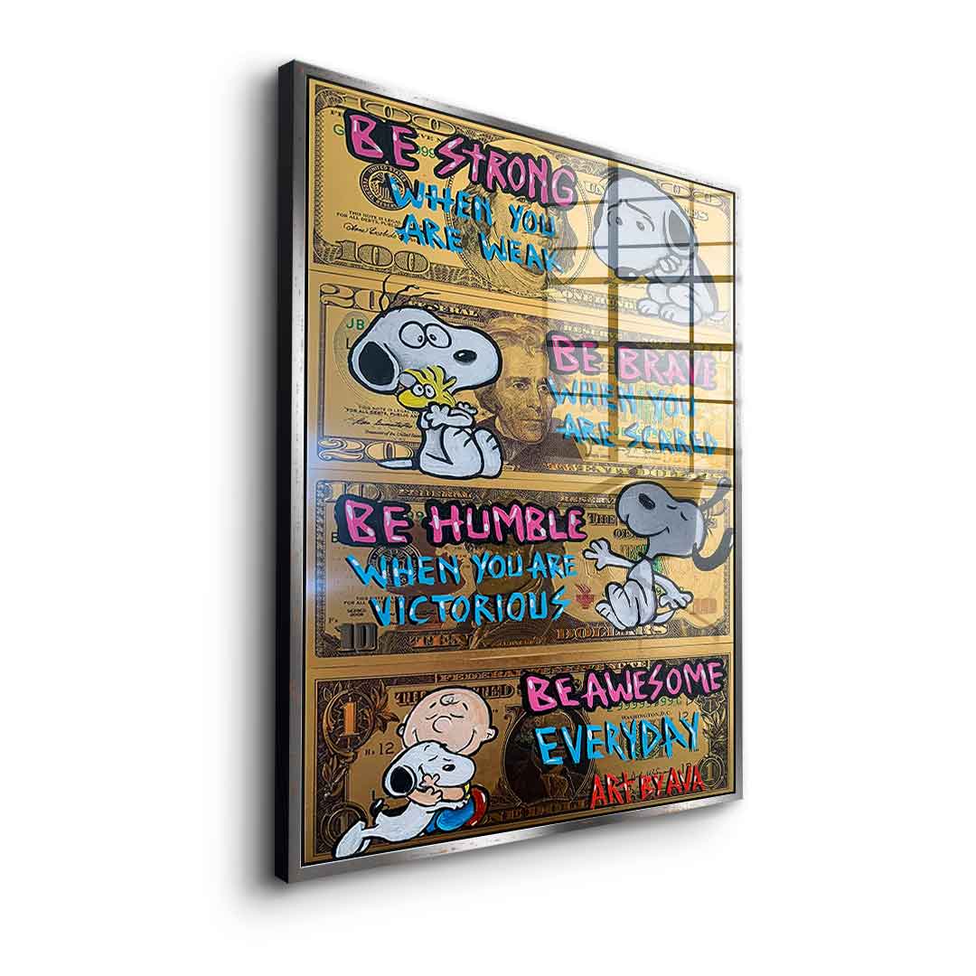 Awesome Snoopy - Acrylglas