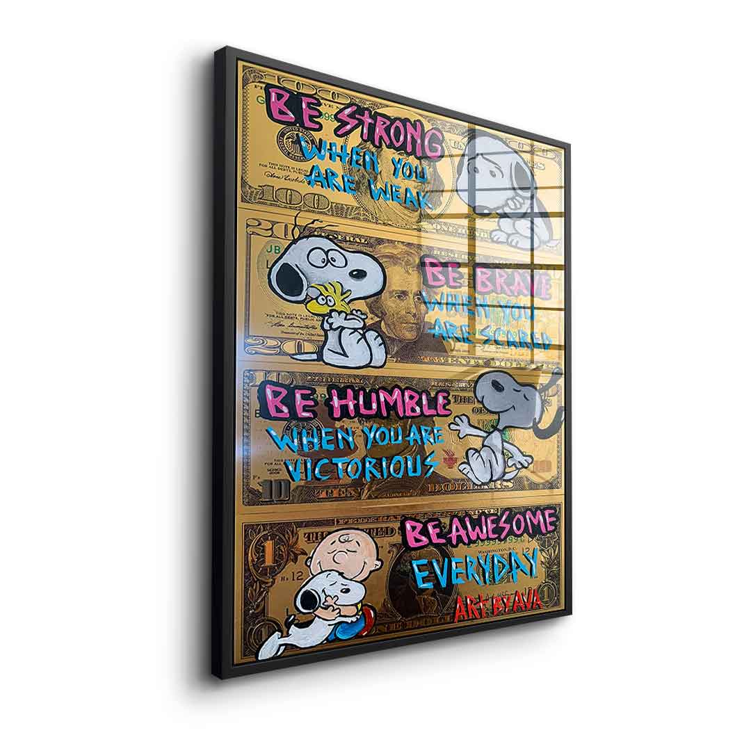 Awesome Snoopy - acrylic