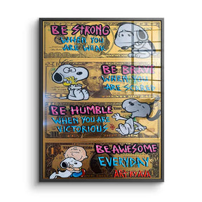 Awesome Snoopy - Acrylglas