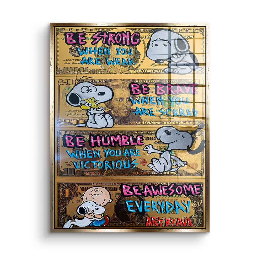 Awesome Snoopy - Acrylglas