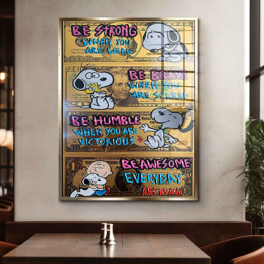 Awesome Snoopy - Acrylic glass