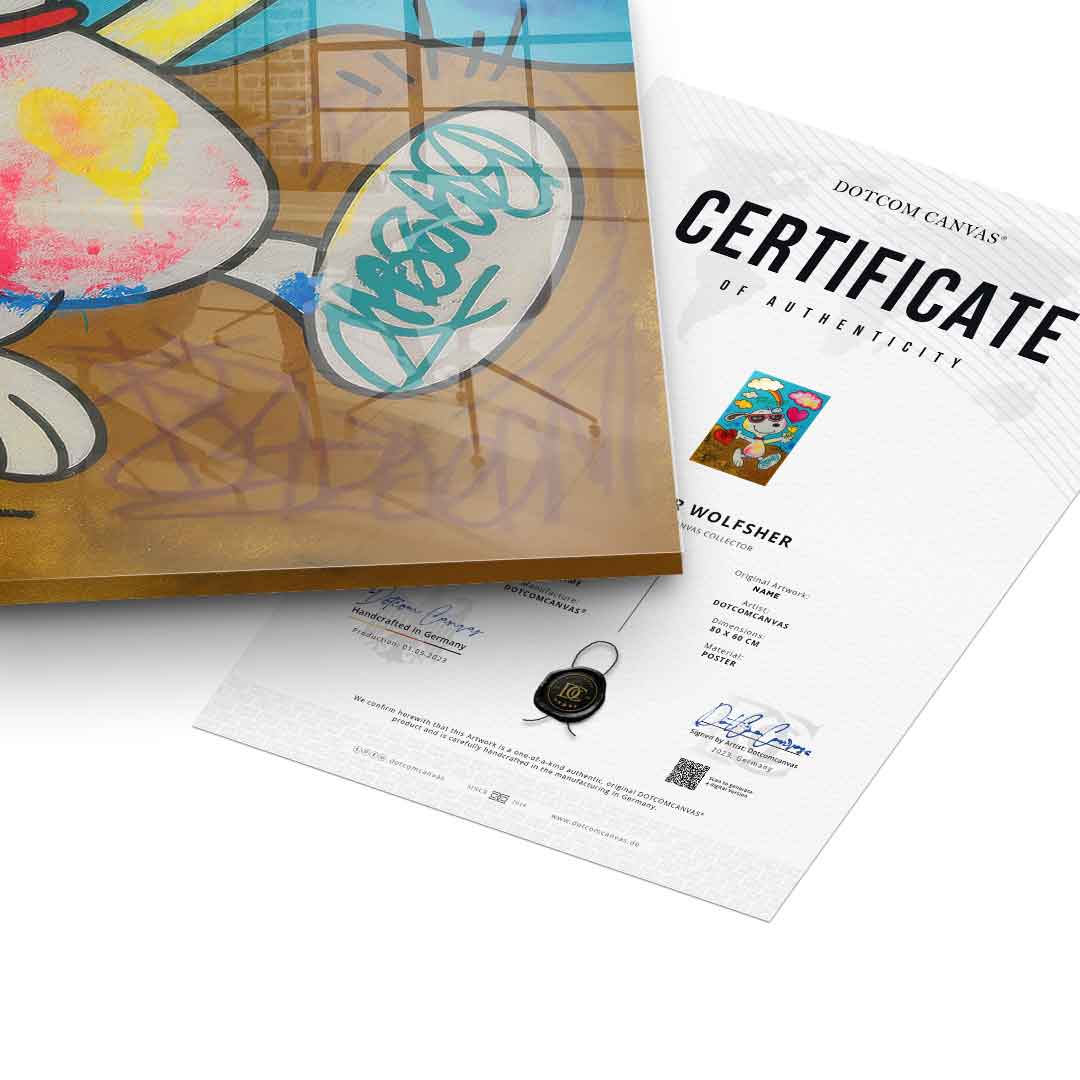 Snoopy Freedom - Acrylglas