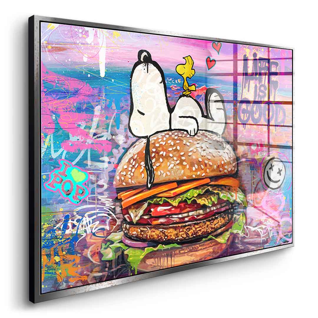 Snoopy Life - Acrylglas