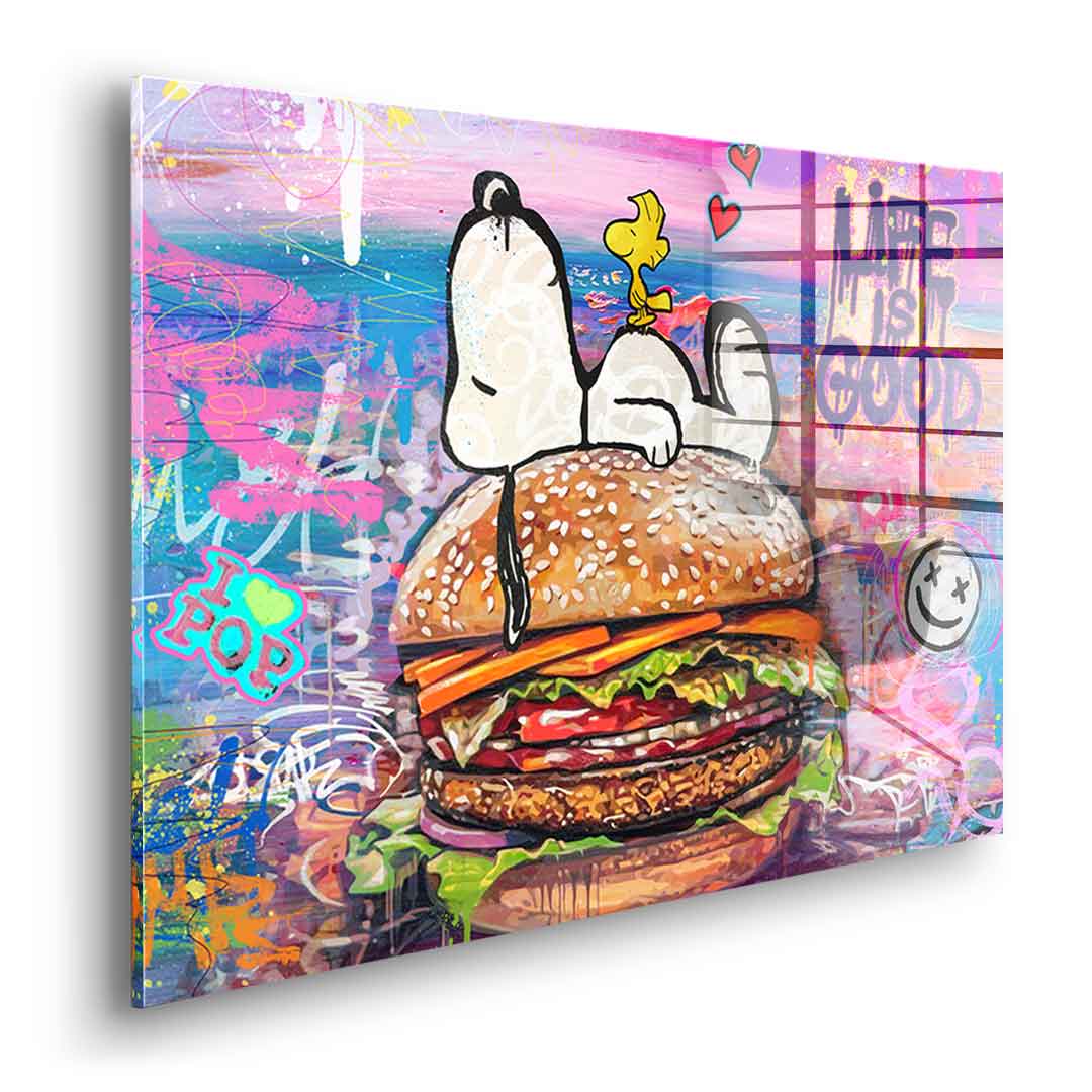 Snoopy Life - Acrylglas