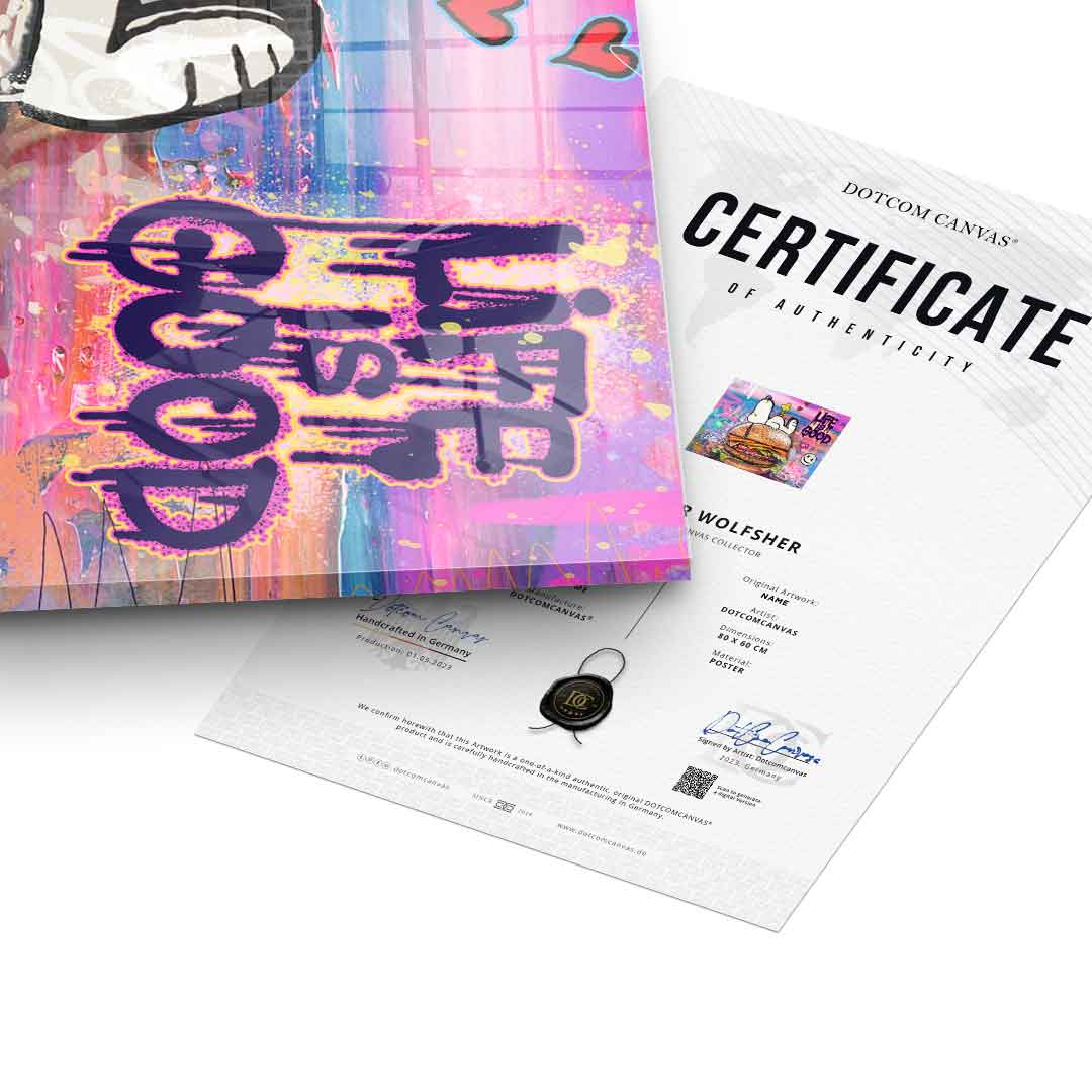 Snoopy Life - Acrylglas