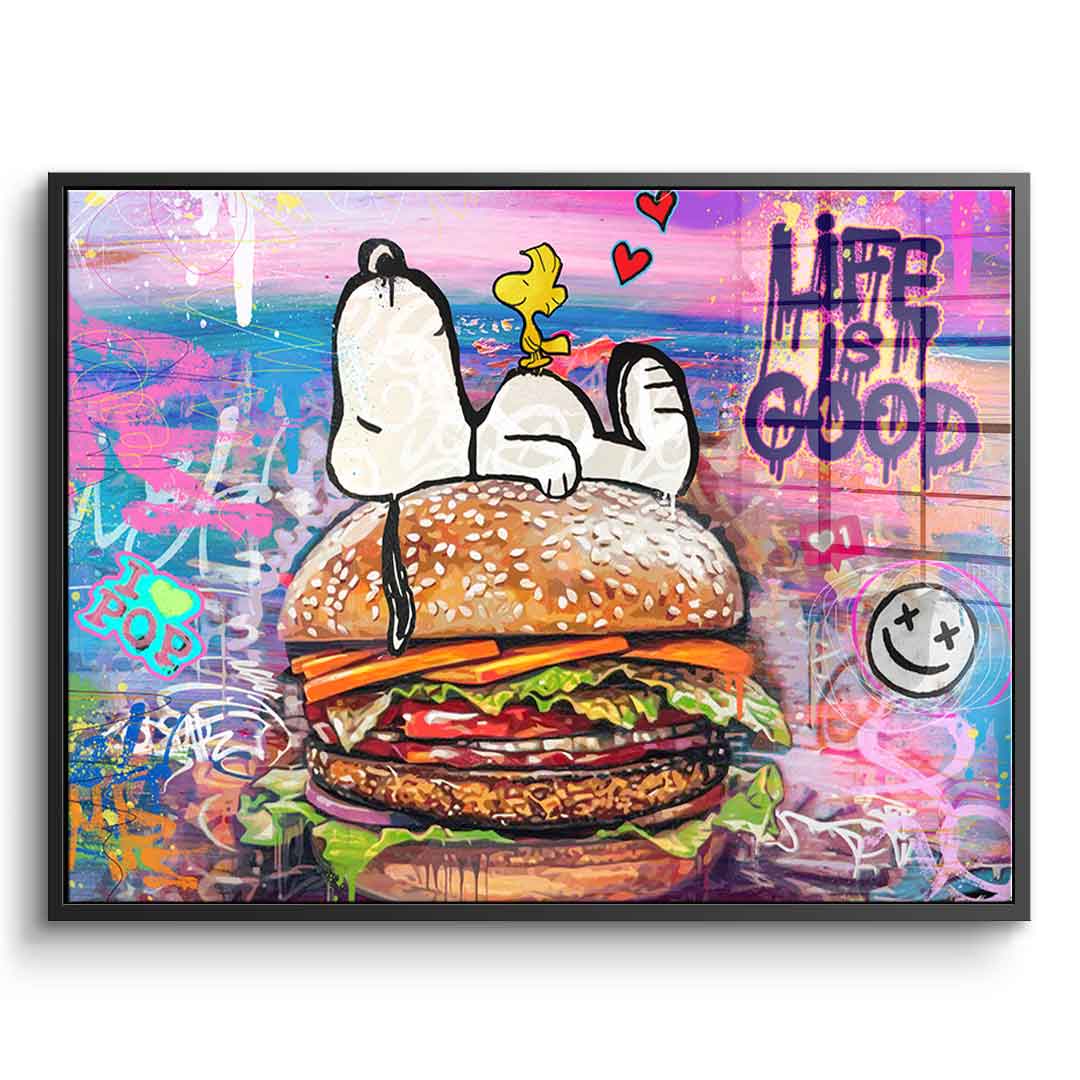 Snoopy Life - Acrylglas