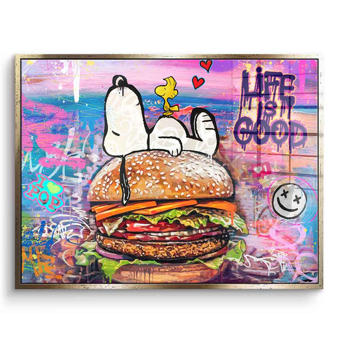 Snoopy Life - Acrylglas
