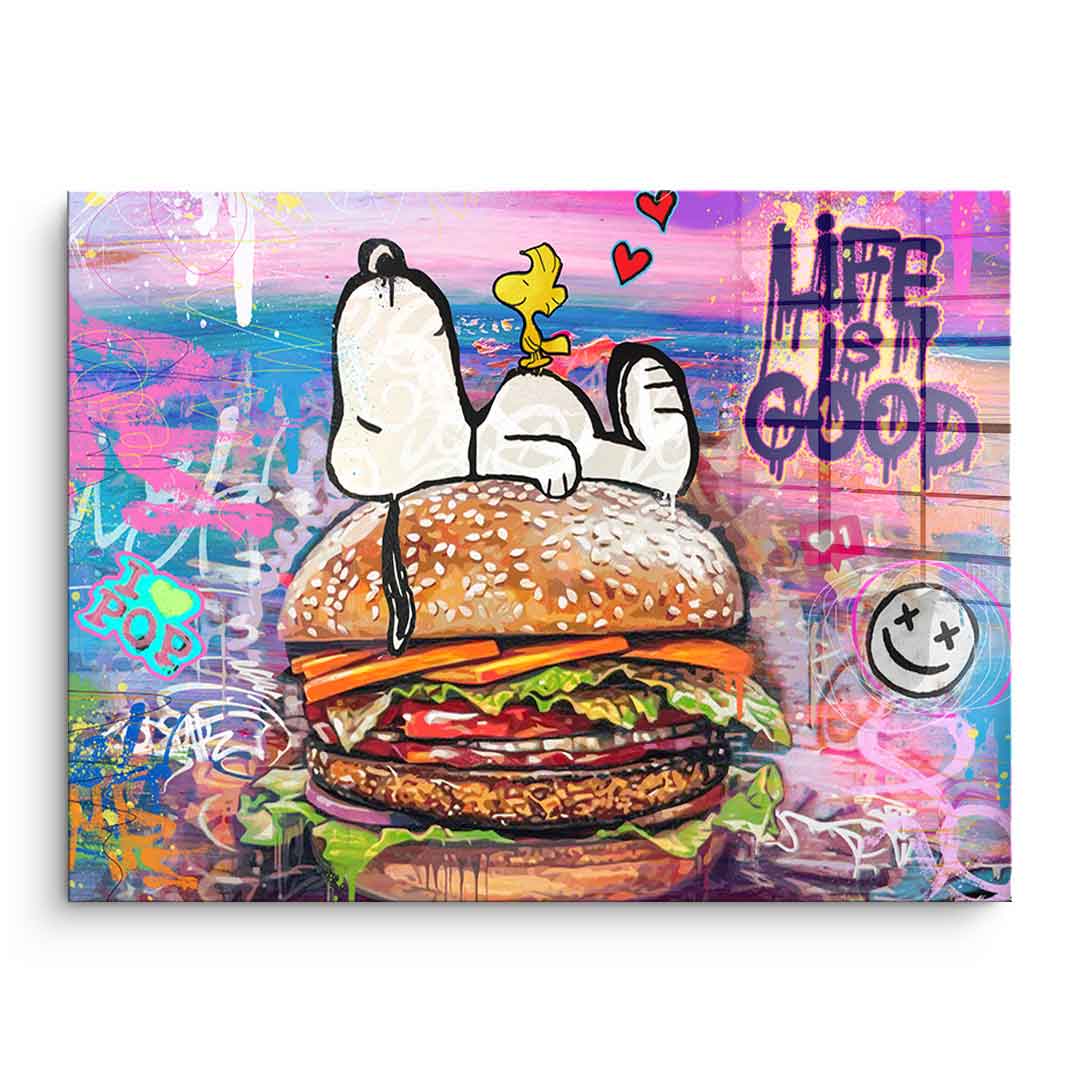 Snoopy Life - Acrylglas