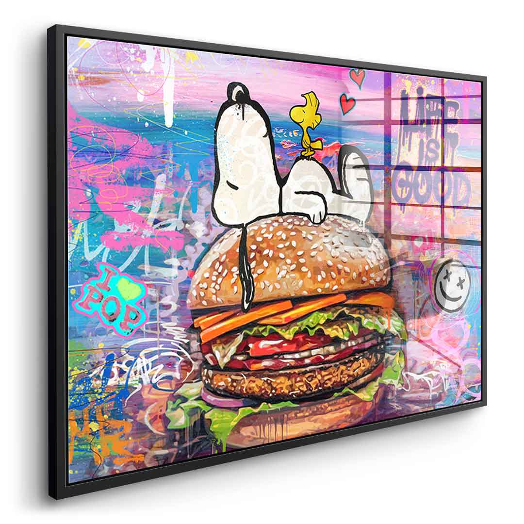 Snoopy Life - Acrylglas