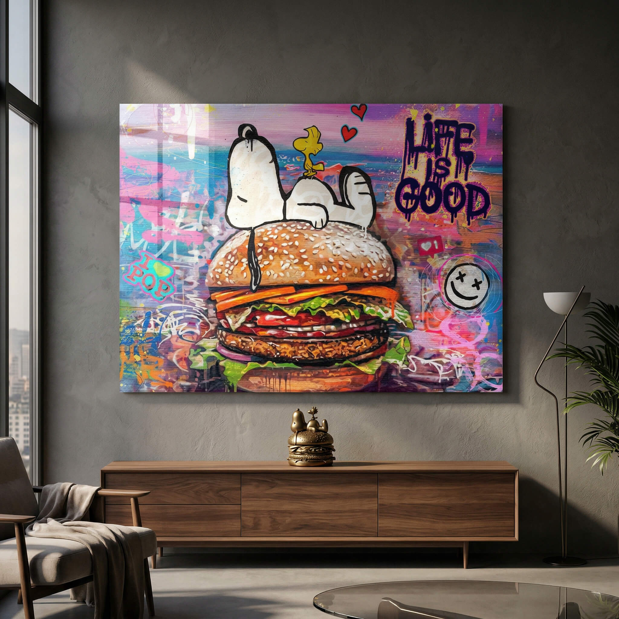 Snoopy Life - Acrylglas