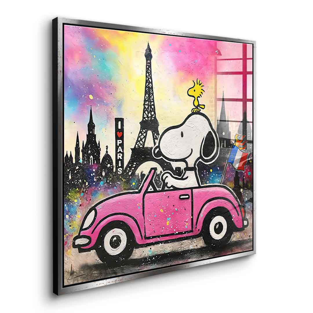 Snoopy Paris - Acrylglas