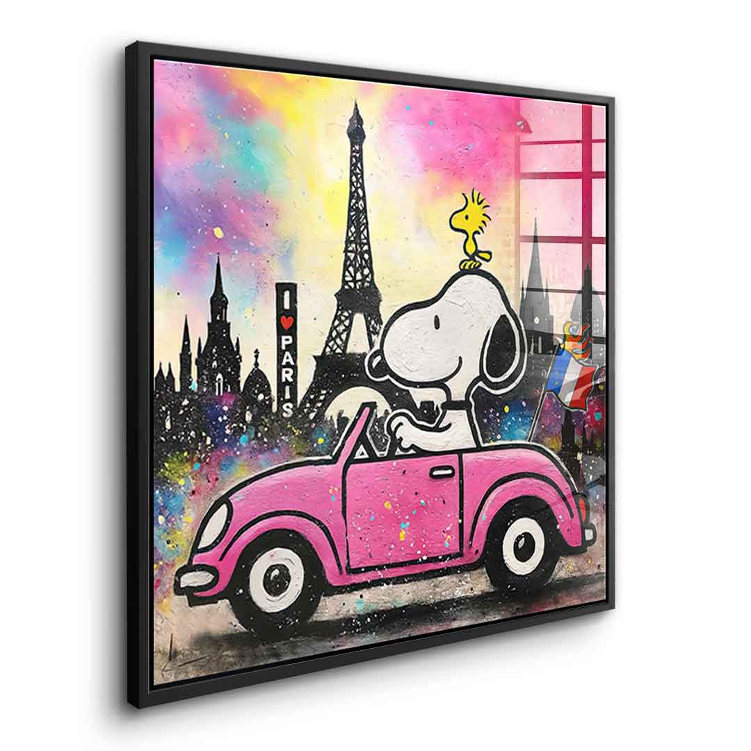 Snoopy Paris - Acrylglas