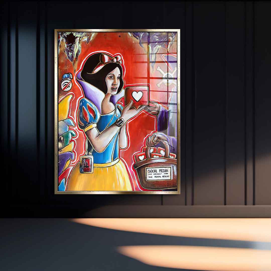 Snowlike - Acrylic glass