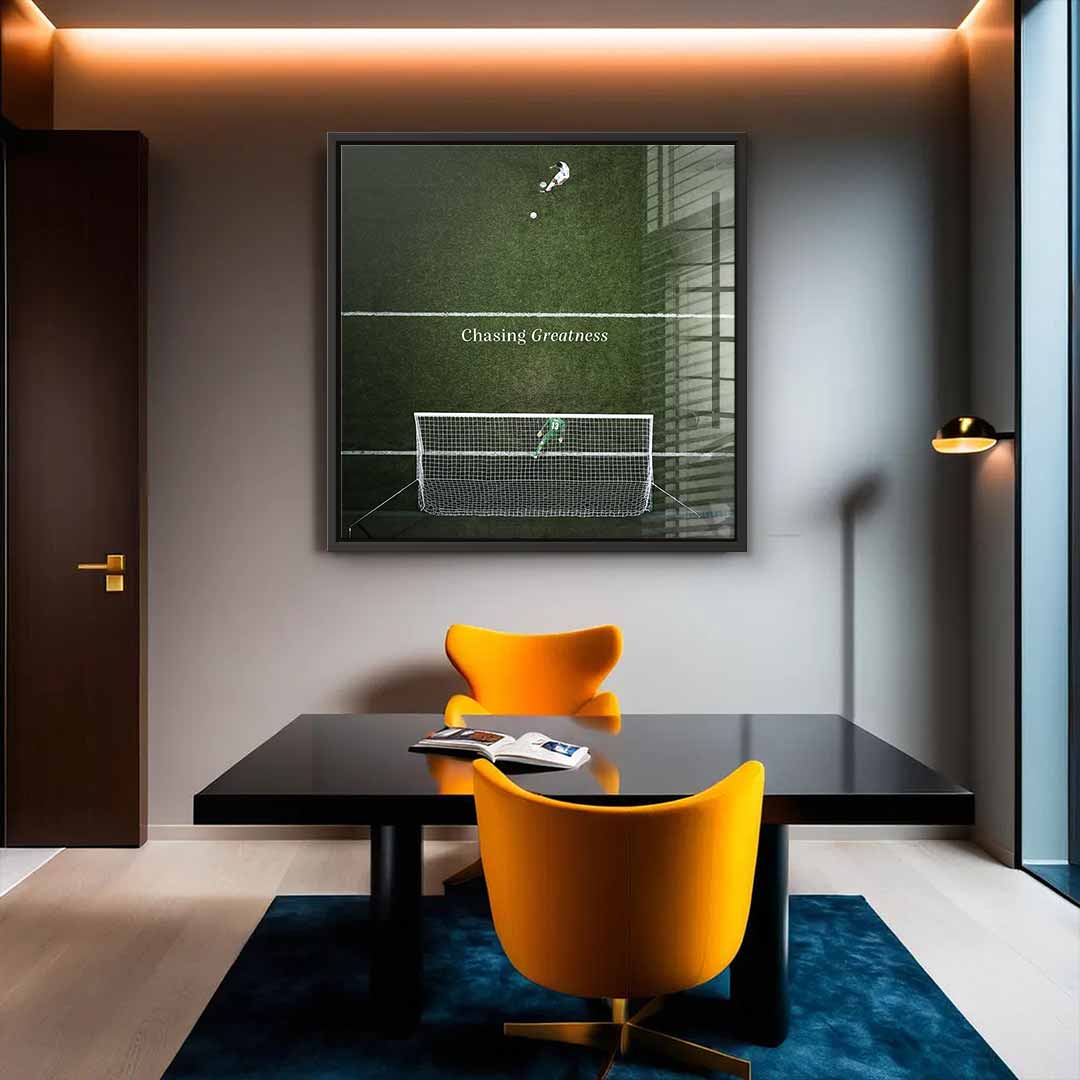 Chasing Greatness #Soccer - Square Edition - Acrylic Glass