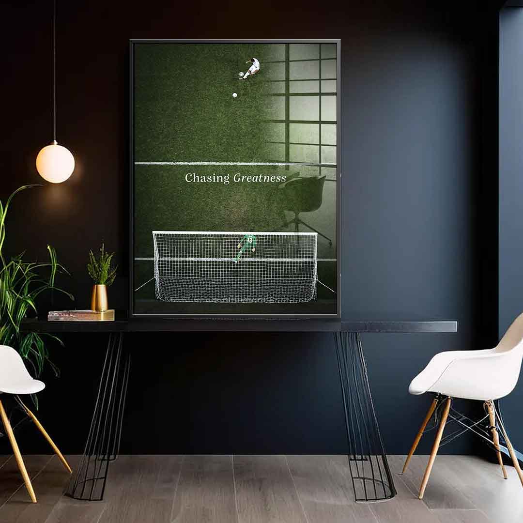 Chasing Greatness #Soccer - Acrylglas