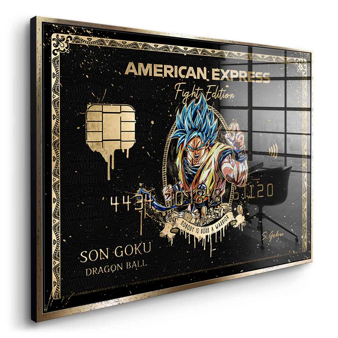 Royal American Express - Son Goku - Acrylic glass