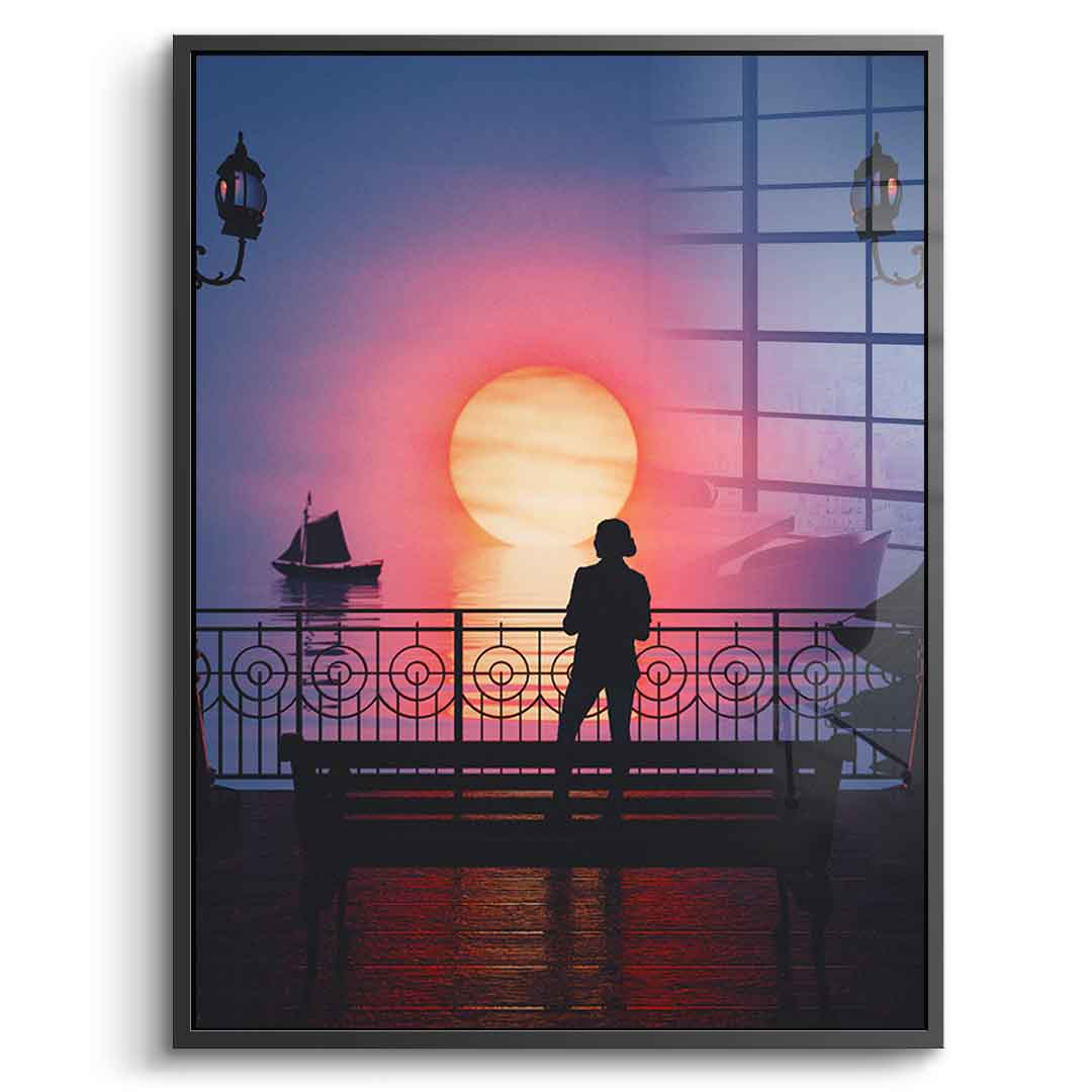 A Peaceful Sunset - Acrylic glass