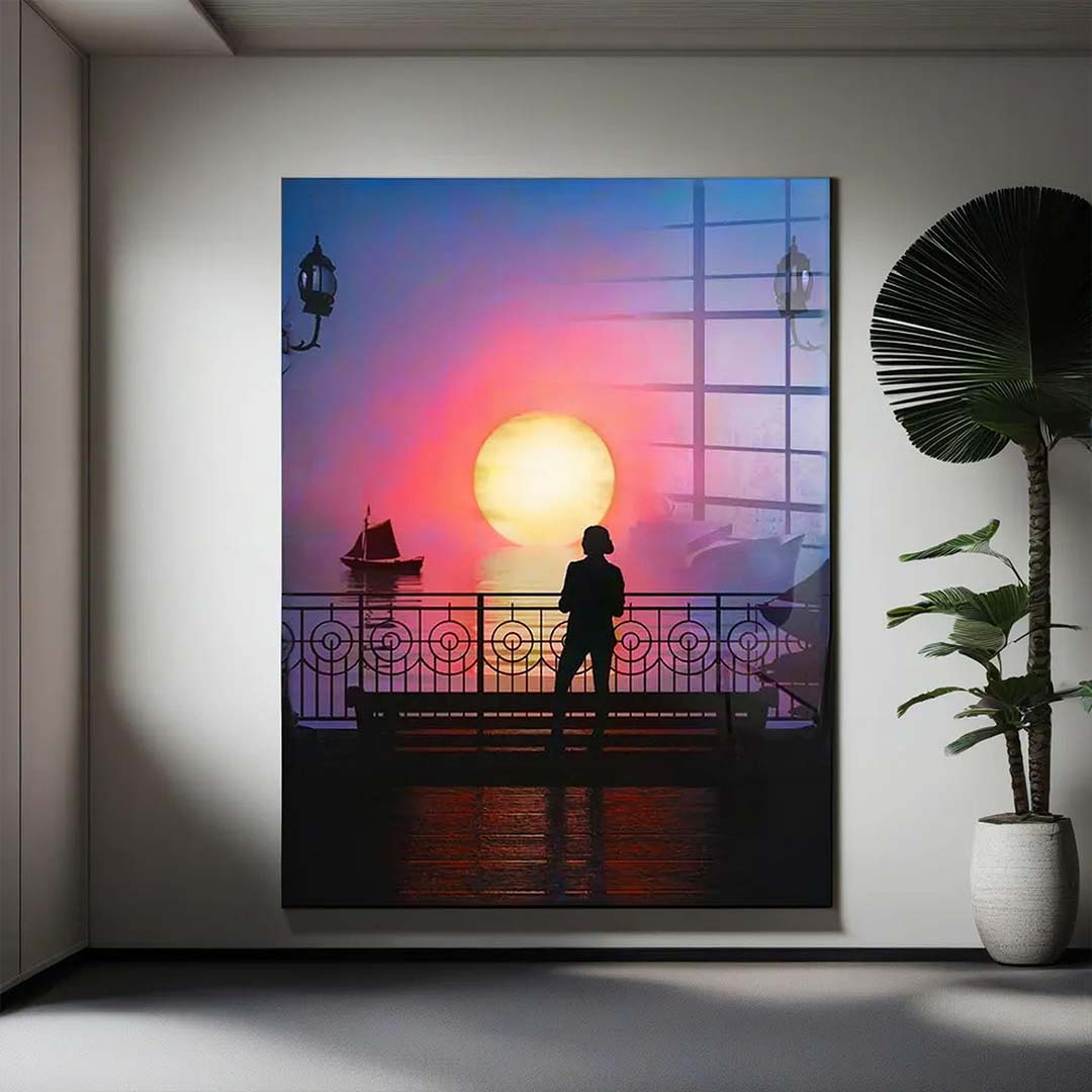 A Peaceful Sunset - Acrylglas