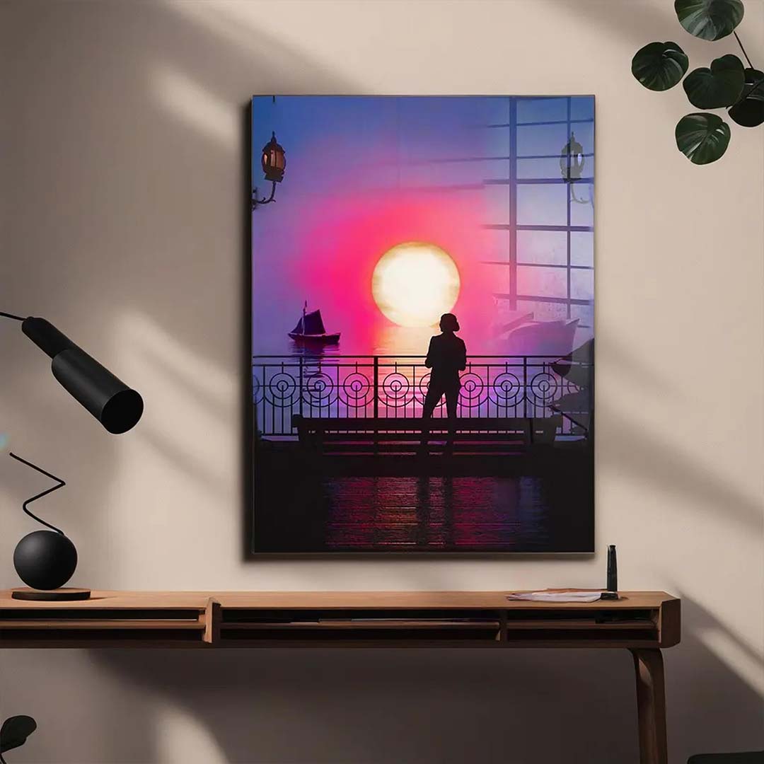 A Peaceful Sunset - Acrylglas