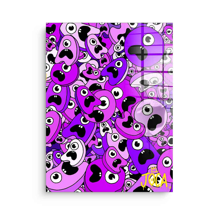 Sordins Purple - Acrylic glass – front