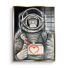 Space Monkey - Acrylglas