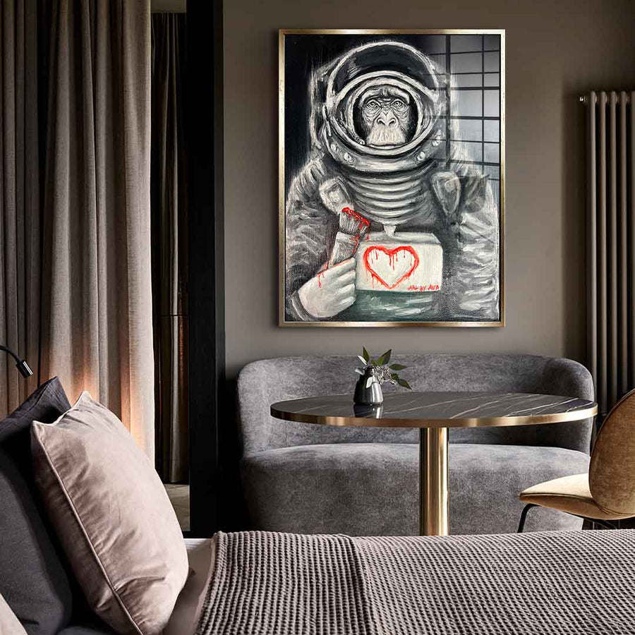 Space Monkey - Acrylic glass