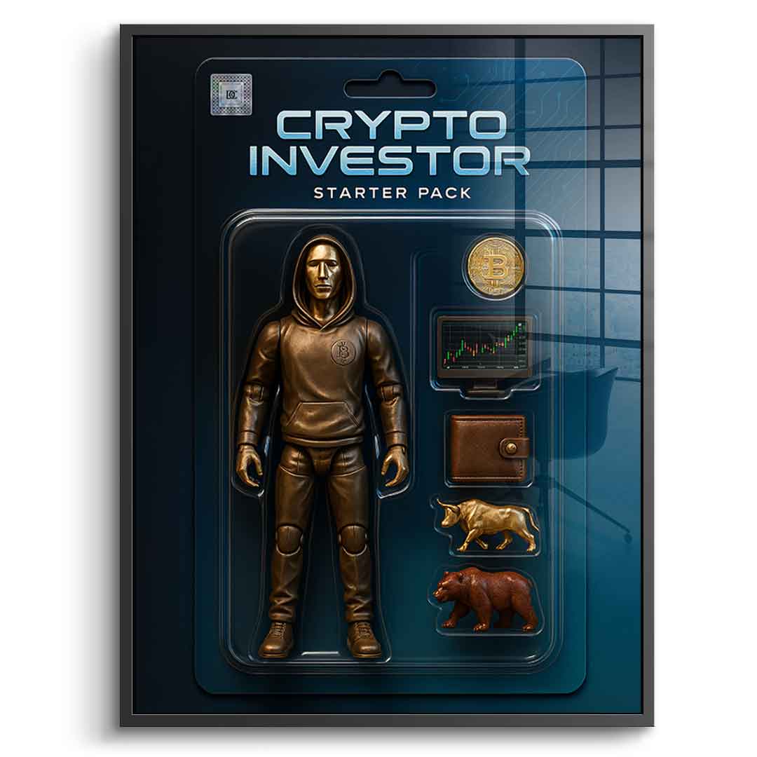 Starter Pack CRYPTO INVESTOR - Acrylglas