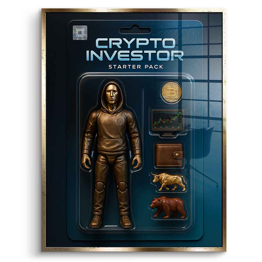 Starter Pack CRYPTO INVESTOR - Acrylglas