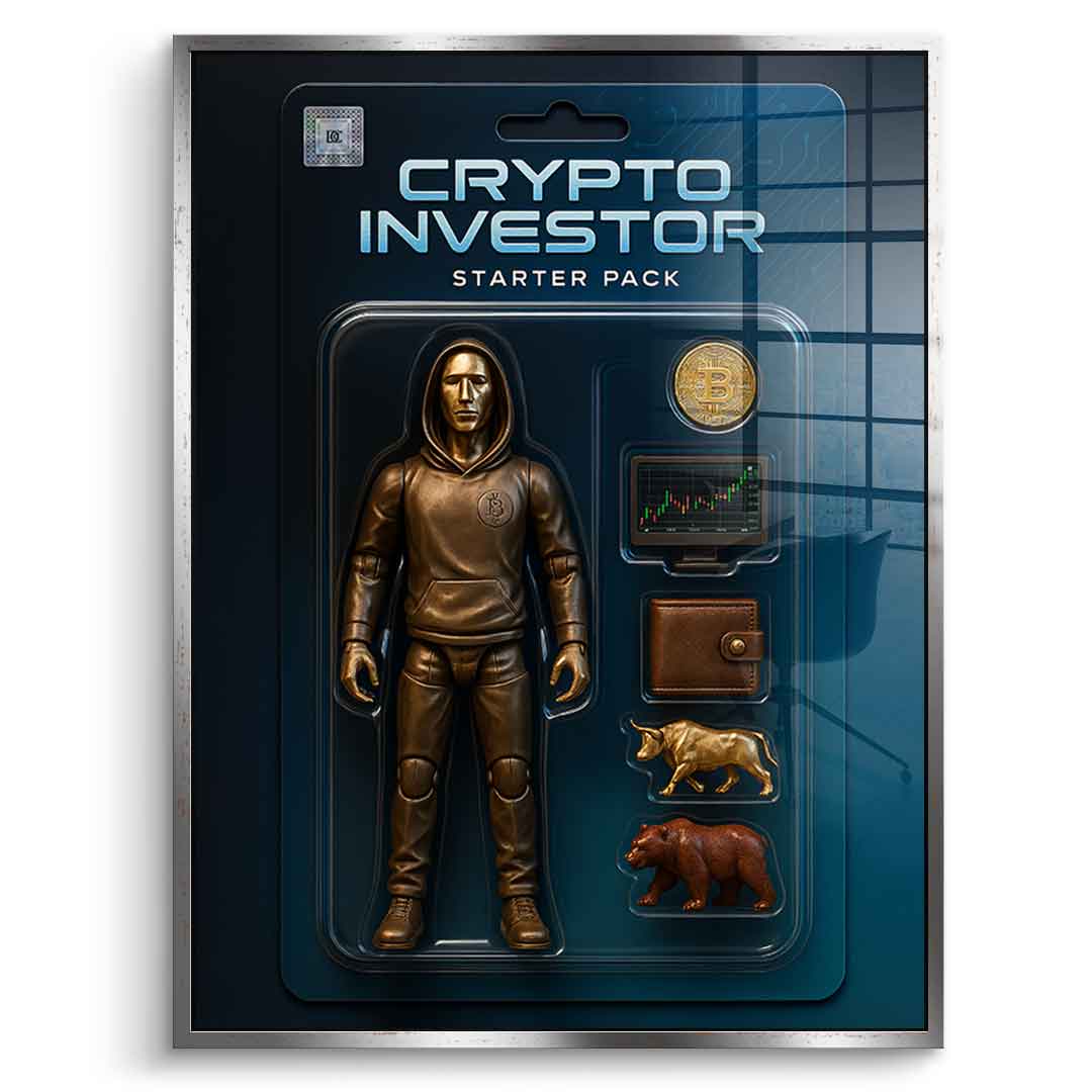 CRYPTO INVESTOR Starter Pack - Acrylic glass