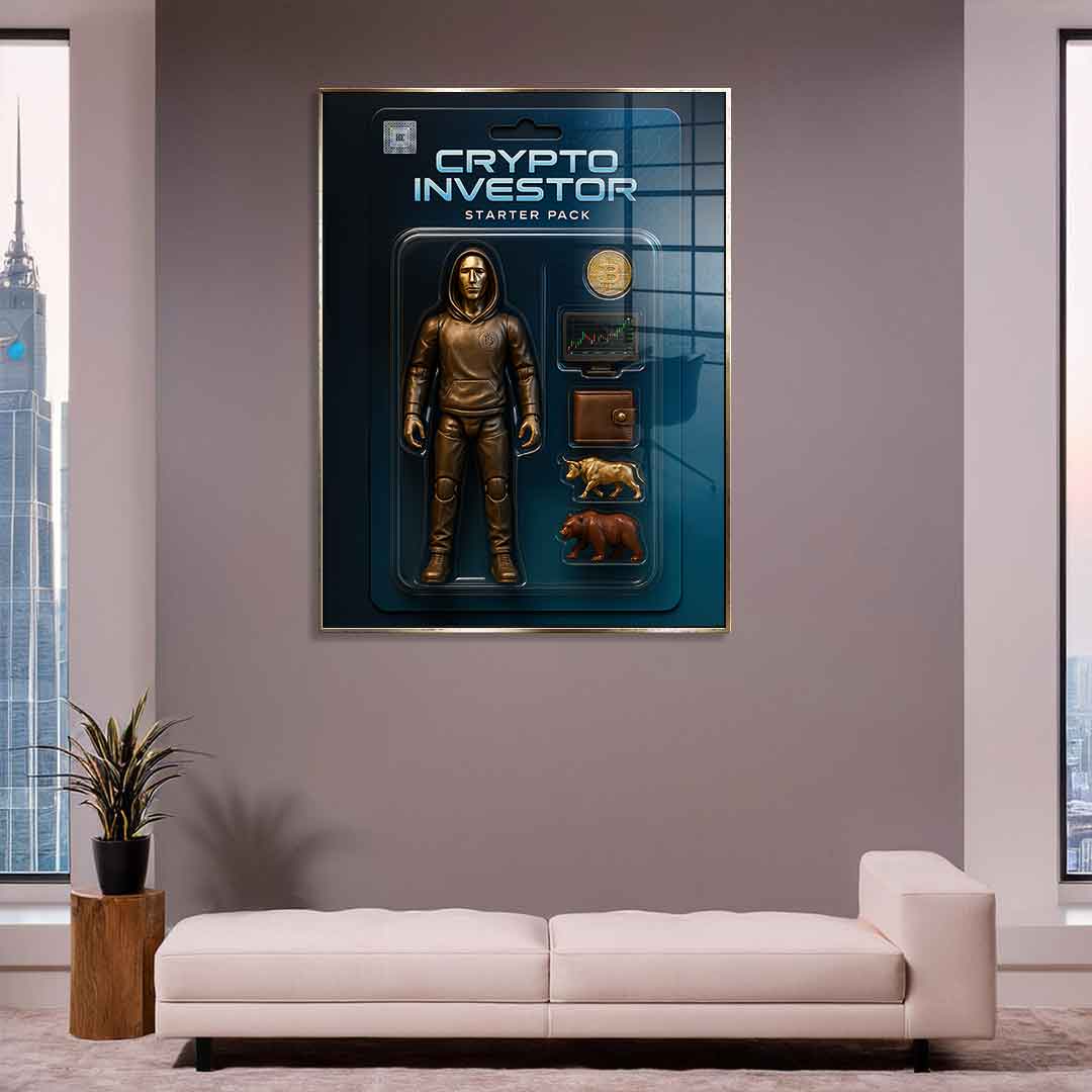 CRYPTO INVESTOR Starter Pack - Acrylic glass