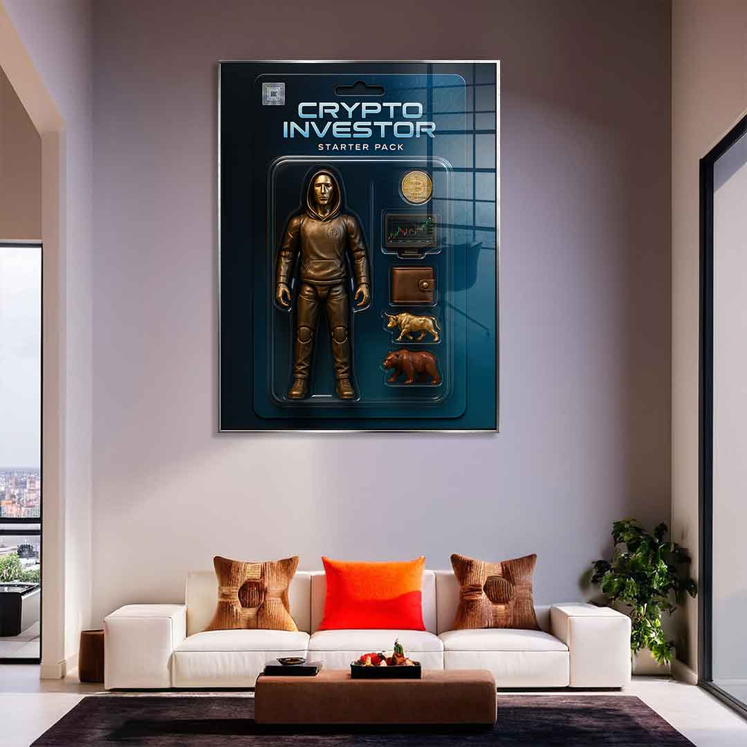 Starter Pack CRYPTO INVESTOR - Acrylglas