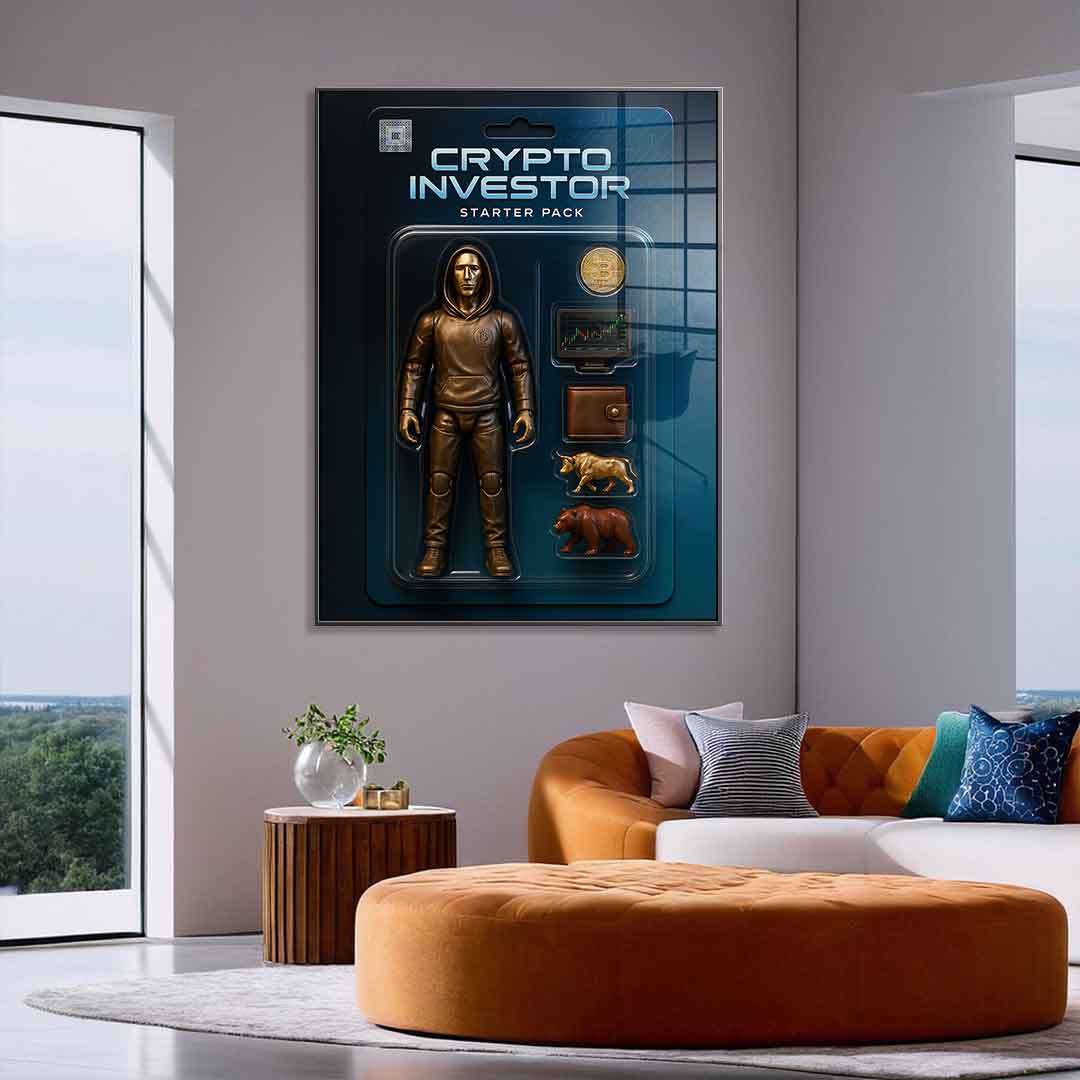 CRYPTO INVESTOR Starter Pack - Acrylic glass