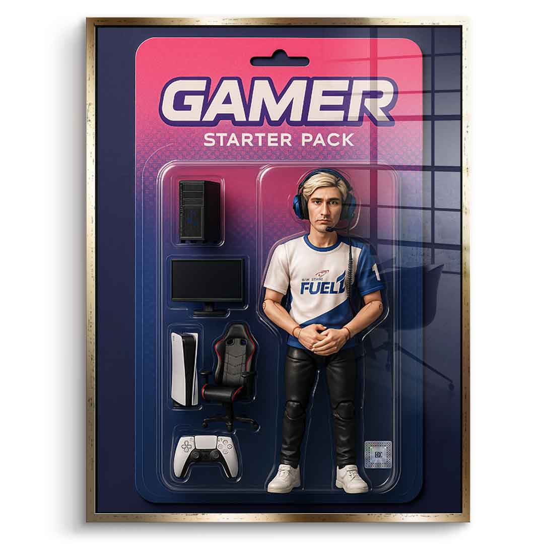 Starter Pack GAMER - Acrylglas