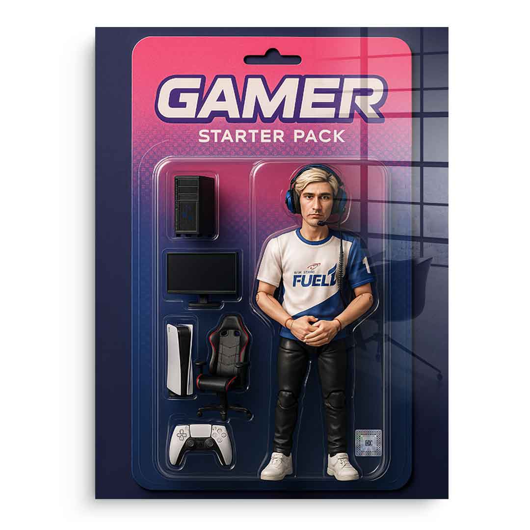 Starter Pack GAMER - acrylic glass