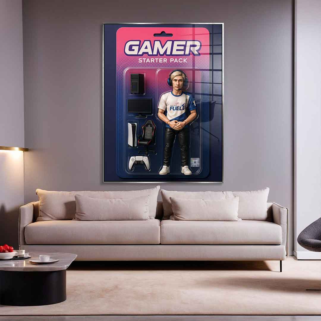Starter Pack GAMER - Acrylglas