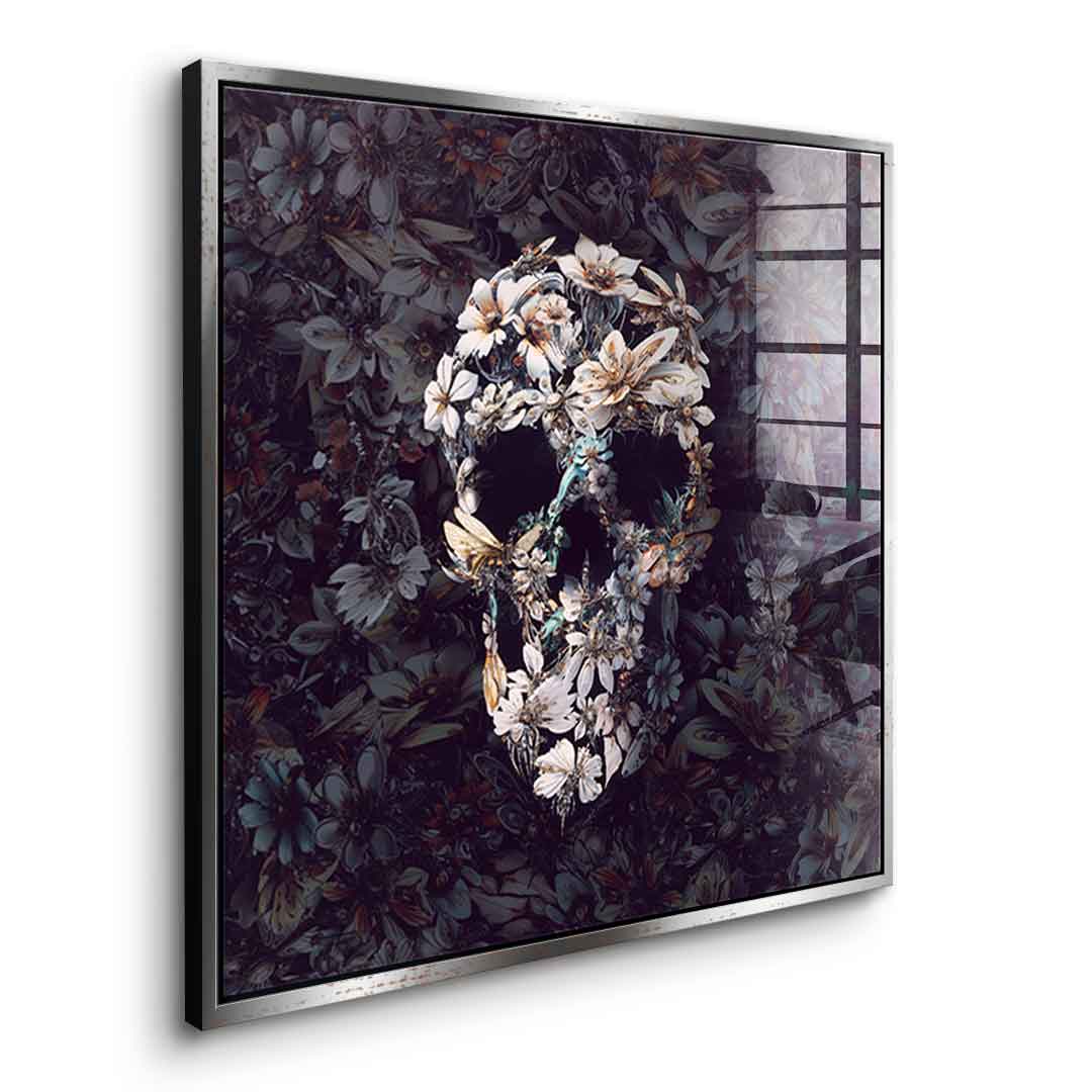 Steampunk Skull Dark - acrylic glass