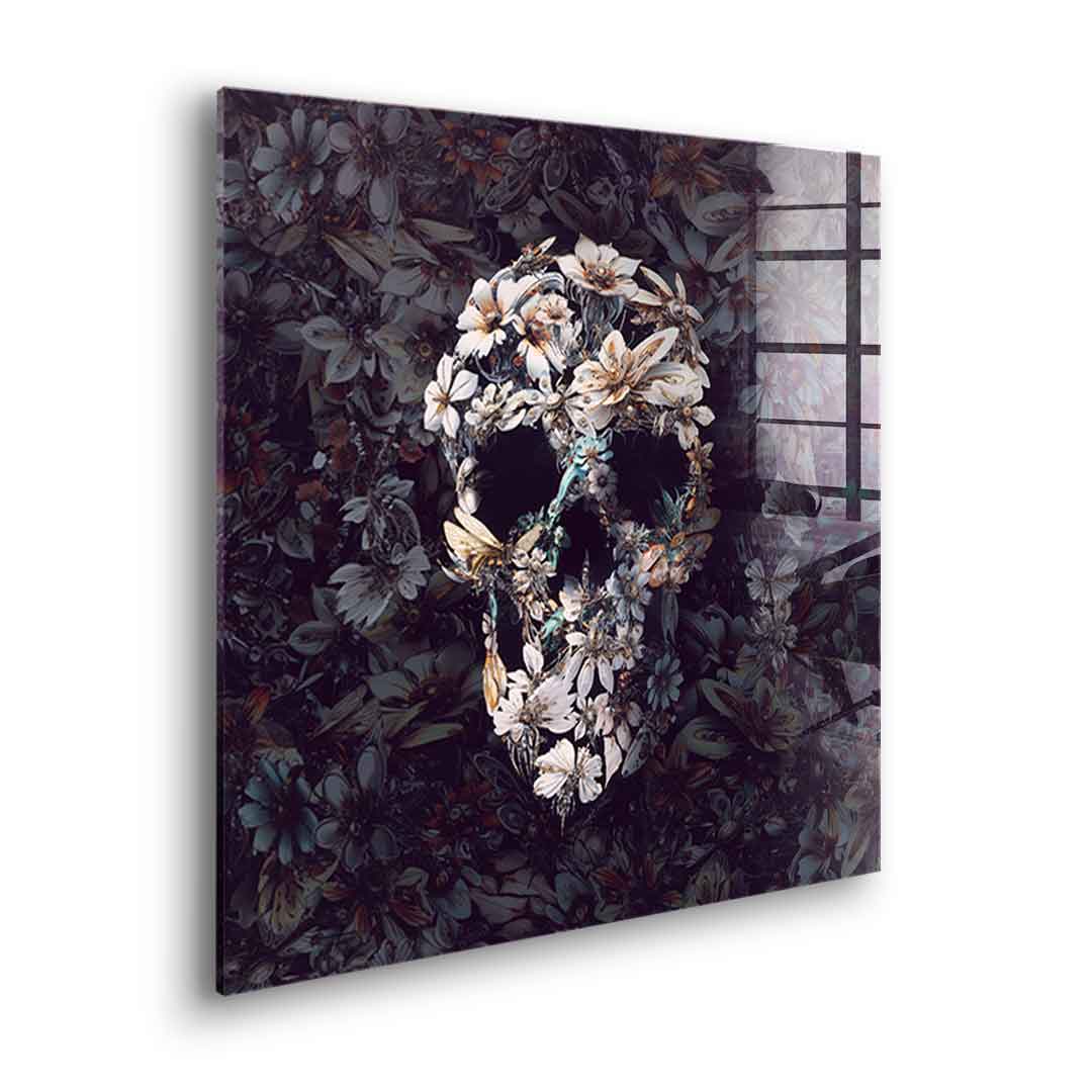 Steampunk Skull Dark - Acrylglas