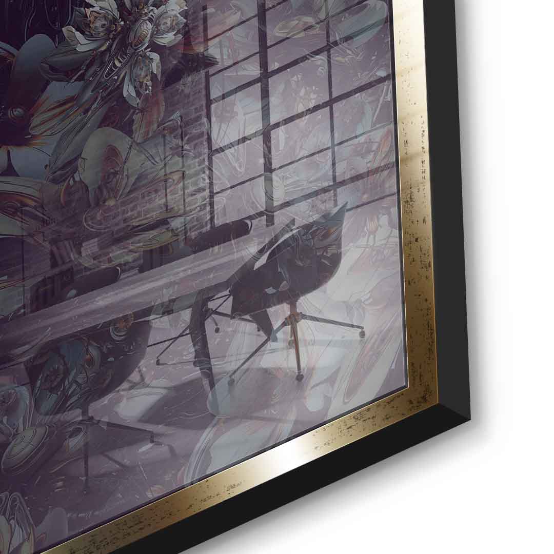 Steampunk Skull Dark - Acrylic Glass