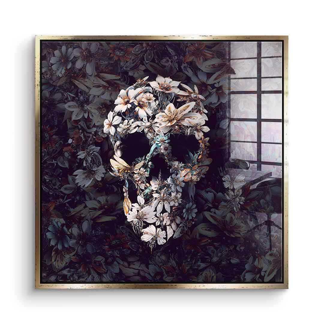 Steampunk Skull Dark - acrylic glass